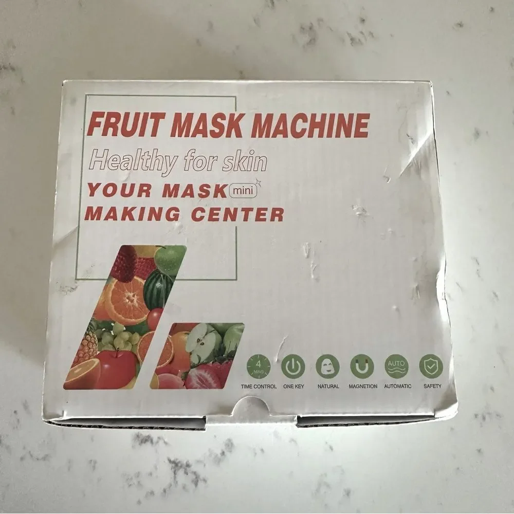 Fruit Mask Machine Natural Skincare Home Glow up makeover clean beauty health